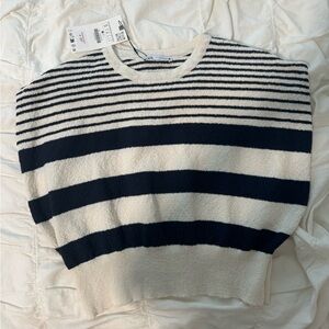 Zara NWT striped coastal European top